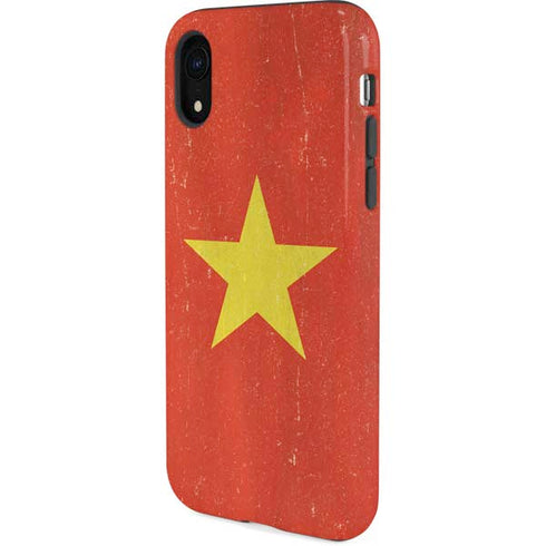 Vietnam Flag Distressed iPhone XR Pro Case